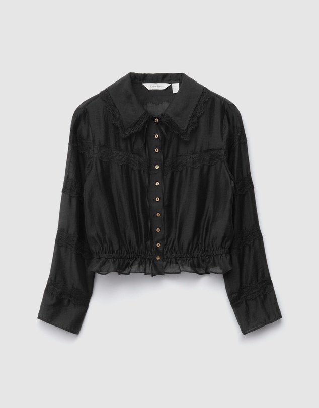 & Other Stories - Long-Sleeve Lace Blouse