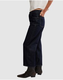 Free People - Deep Trance Dropped Boyfriend Jeans