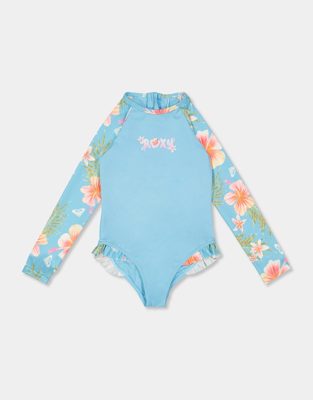 Roxy - Girls 2 to 7 Hawayiha Long Sleeve One Piece Swimsuit