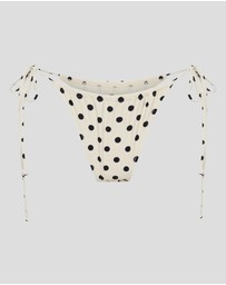 Vacay Swimwear - Rio Bottom Ivory Polka