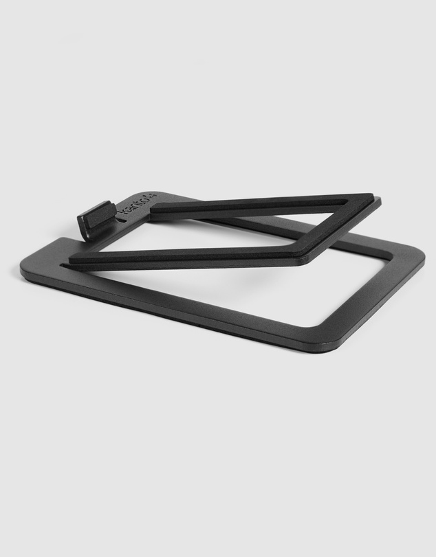 iWorld - Kanto S2 Angled Desktop Speaker Stands for Small Speakers - Pair, Black