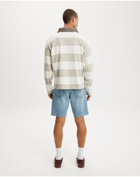 Cotton On - Loose Straight Denim Short