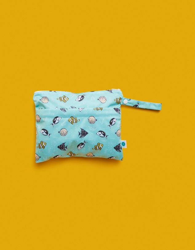 itti bitti - Small Double Pocket Wetbag Pack - Bubbles