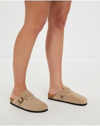 Atmos&Here - Georgia Suede Slides
