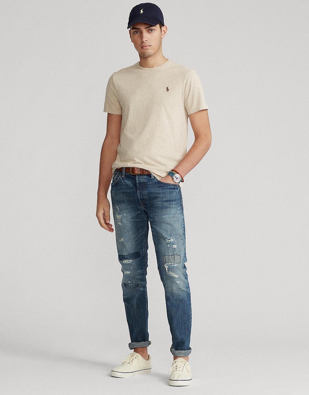 Polo Ralph Lauren - ICONIC EXCLUSIVE - Custom Slim Fit Jersey Crewneck T-Shirt