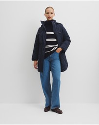 Country Road - Longline Puffer Coat