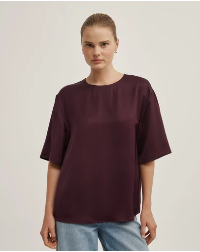 Witchery - Satin T-shirt