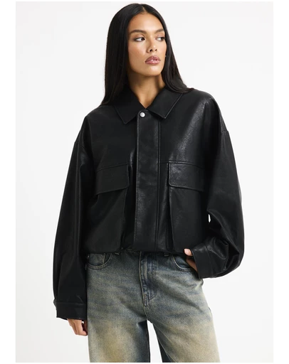 Alice In The Eve - Jen Oversized Patch Pocket Jacket