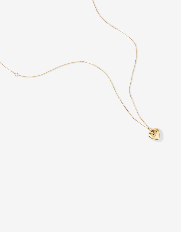 Michael Hill - Puff Heart Pendant in 10kt Yellow Gold