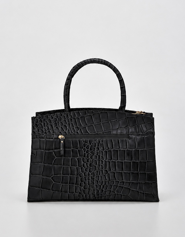 Cobb & Co - Arlie Leather Croc Tote