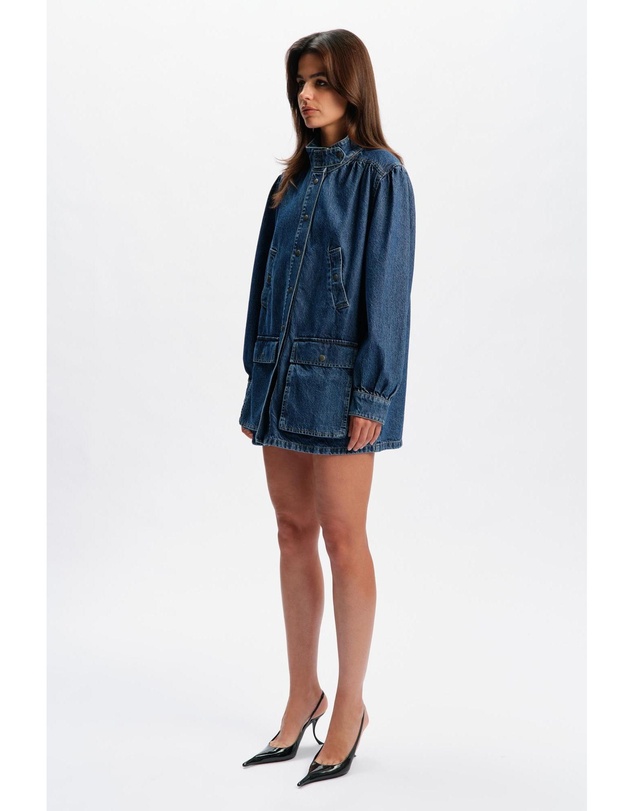 Bardot - 030 Denim Oversized Mini Dress