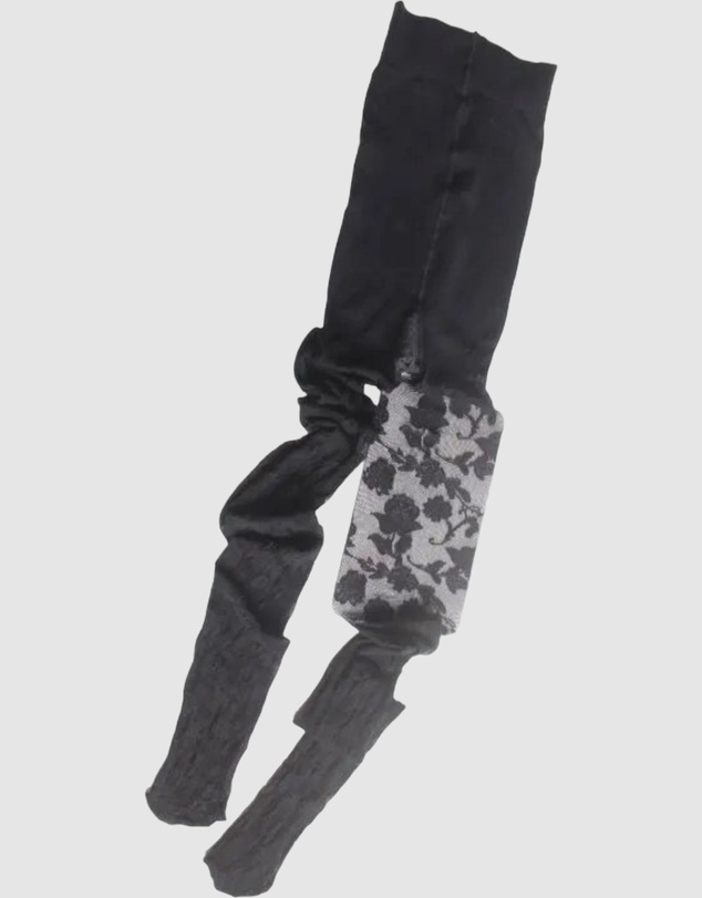 High Heel Jungle - Floral Jacquard Sheer Tights