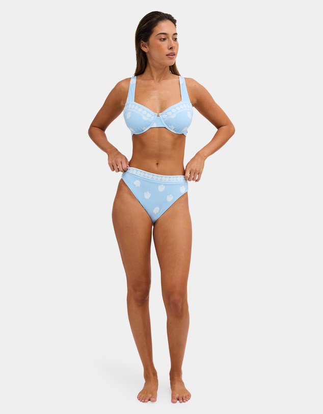 Roxy - Womens Shell Yeah Mod Mid Waist Bikini Bottom