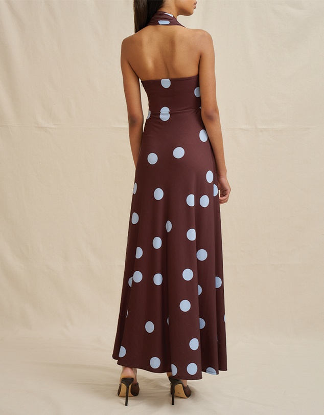 BY JOHNNY. - Paloma Polka Ankle Dress