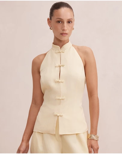 Forever New Petite - Isla Petite Halter Neck Top