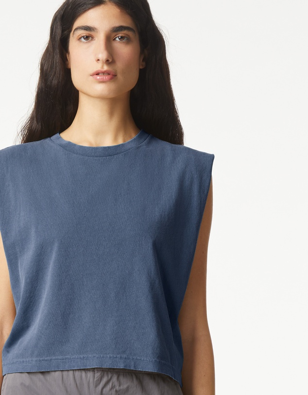 American Apparel - Heavyweight Garment Dyed Women's Muscle T-Shirt