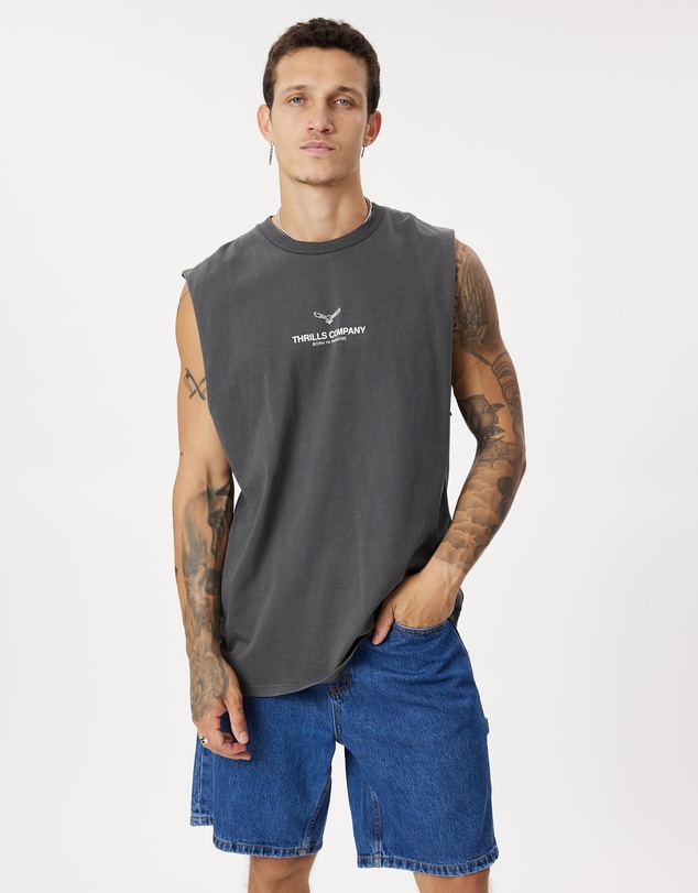 Thrills - Emblem Merch Fit Muscle Tee