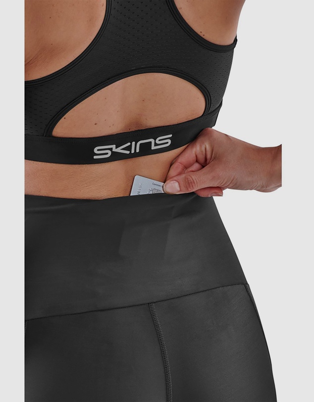SKINS - SKINS Compression Women's Series-3 Activewear Long Tight Skyscraper Black