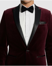 yd. - Milan Velvet Tuxedo Jacket