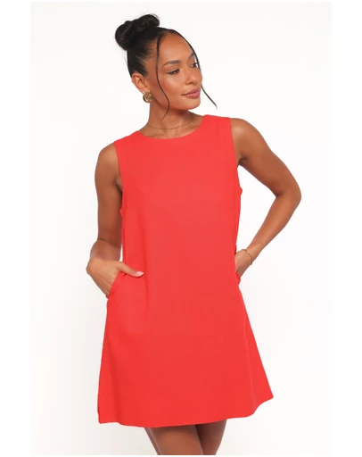Petal & Pup - Zoe Mini Dress - Red
