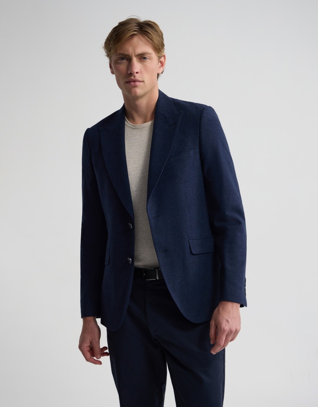 Oxford - Blake Wool Blend Peak Lapel Blazer
