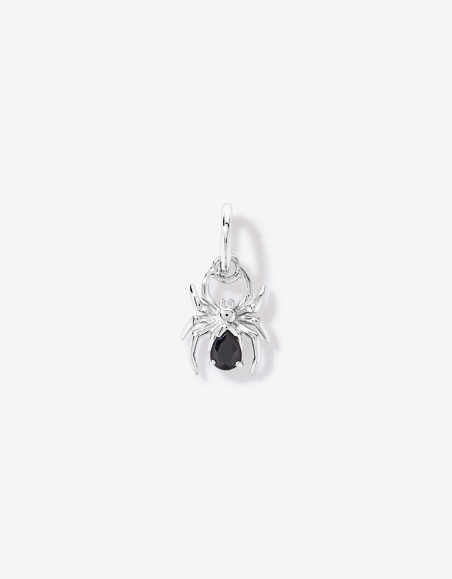 Michael Hill - Spider Pendant with Black Cubic Zirconia in Sterling Silver