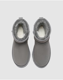 EVERAU - EverAU Ugg Mini Classic Double Faced Sheepskin Upper UGG Boots