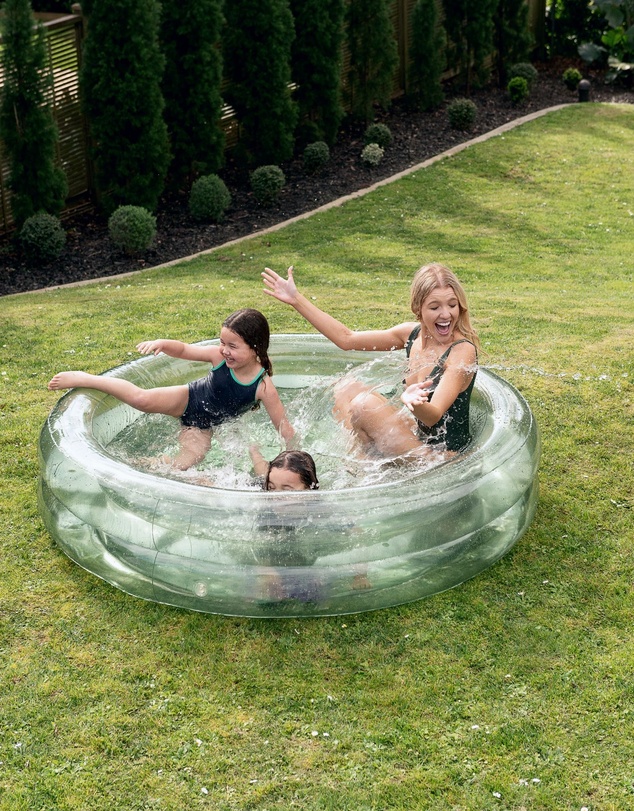 &Sunday - Seaglass Translucent Inflatable Round Paddling Pool