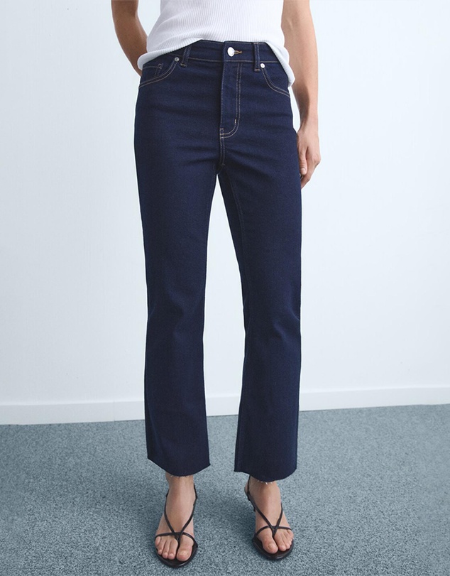 M.N.G - Sienna Flared Cropped Jeans