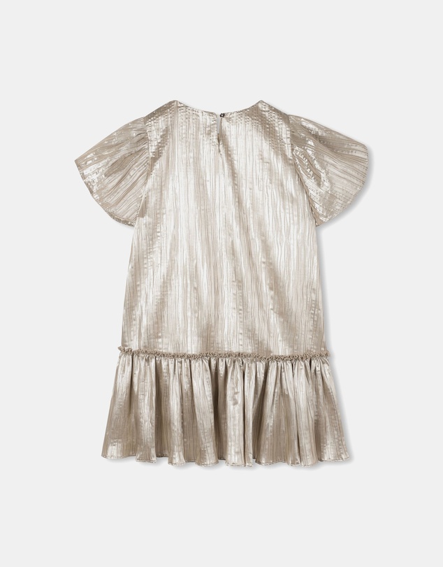 Billieblush - Metallic Pleated Dress - Kids-Teens