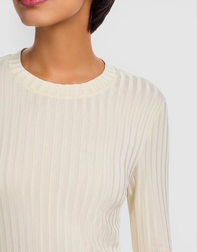 rag & bone - Natalia Long Sleeve Ribbed Shirt