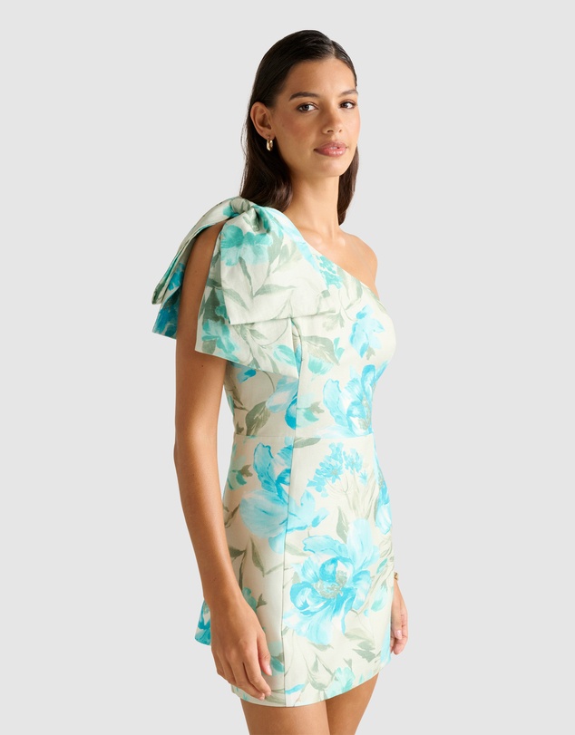 Forever New - Darcy One Shoulder Bow Mini Dress