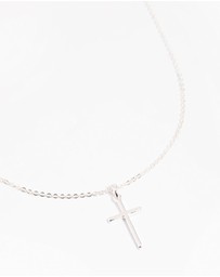 Lovisa - Silver Plated 45cm Cross Necklace