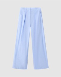 M.N.G - Pinstripe Lyocell Trousers