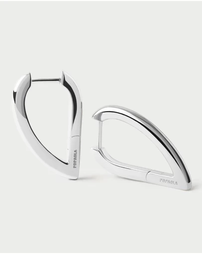 PDPAOLA - Vento Mini Silver Earrings