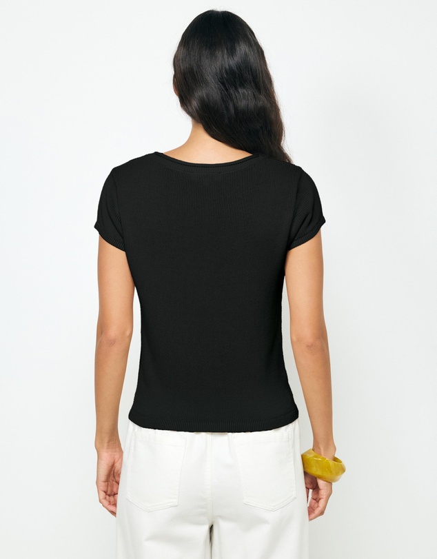 AERE - Lee Organic Cotton Knit Top