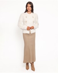 Petal & Pup - Cleo Floral Cardigan - Cream