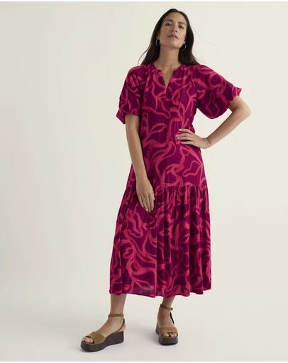 Seasalt - Waterside Tiered Empire Line Dress