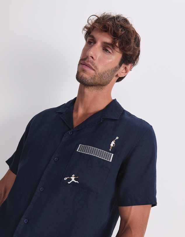 Sportscraft - Club Short Sleeve Linen Shirt