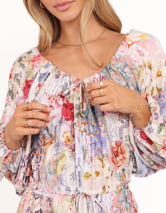 Petal & Pup - Faris Off Shoulder Midi Dress - Floral