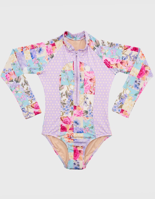 Aqua Blu Kids - Meadow Long Sleeve One Piece - Teens