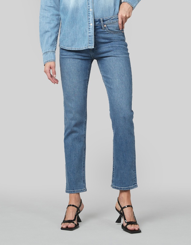 DRICOPER DENIM - Della Pacific Blue Slim Straight Leg Jeans