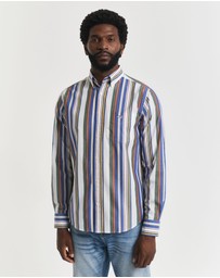 Gant - Regular Fit Multi Striped Classic Poplin Shirt