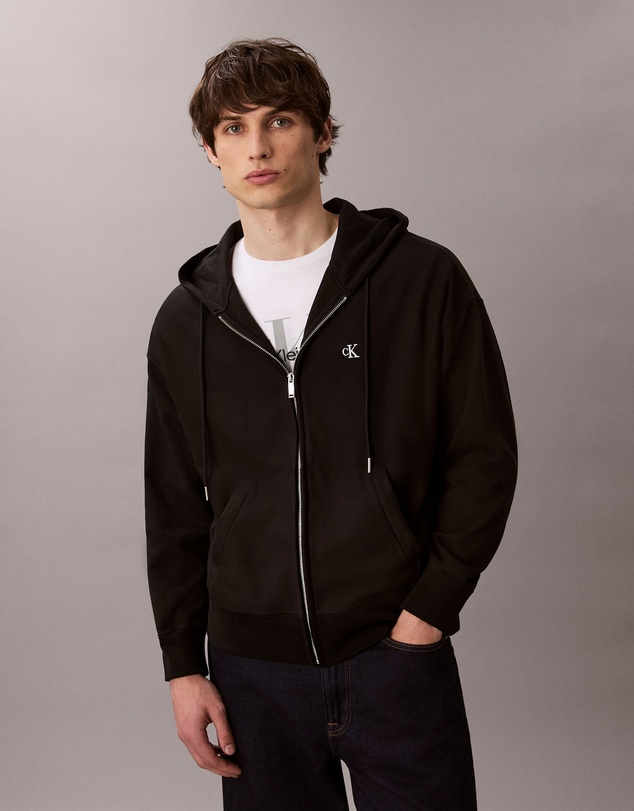 Calvin Klein Jeans - Premium Terry Relaxed Zip Hoodie