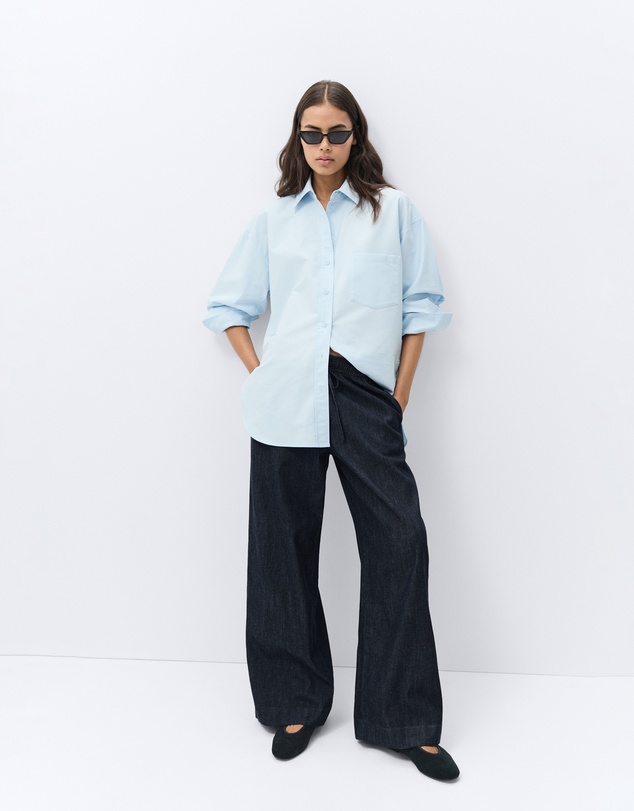 UNISON - Oversized Oxford Shirt