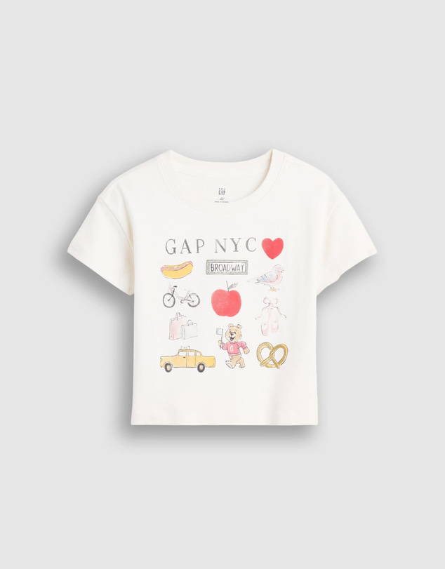 GAP - Aug SS Character Crew Tee - Babies-Kids
