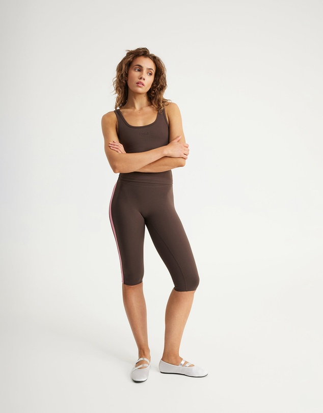 Upstate - Air Sculpt Capri Tight - Espresso /Floss