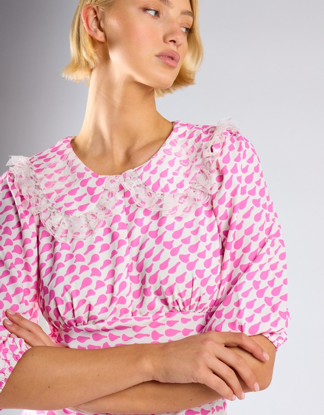 Glamorous - Puff Sleeve Midi Dress