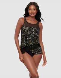 Miraclesuit Swimwear  - Sparkle Plenty Mirage Loose Fit Slimming Underwired Tankini Top
