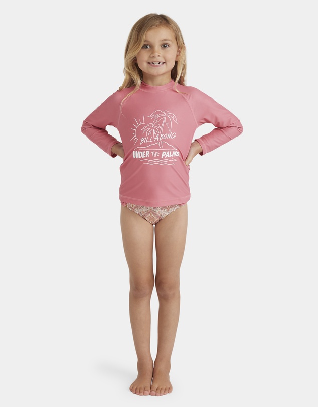 Billabong Kids - Girls 0 to 6 Under The Palm Rash Vest